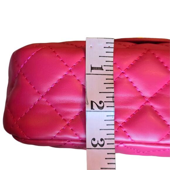 Hot Pink NWT Classic Mini Flap Cross Body Bag - Picture 12 of 12